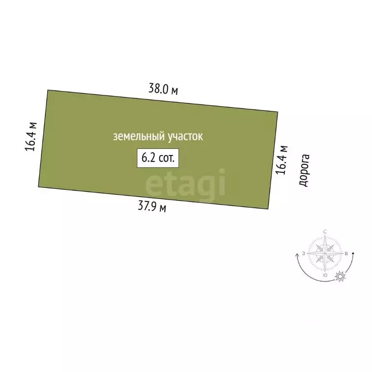 Участок в Челябинская область, Сосновский муниципальный округ, с. ... - Фото 2