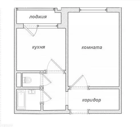1-комнатная квартира: Москва, Окская улица, 5к1 (42 м) - Фото 2