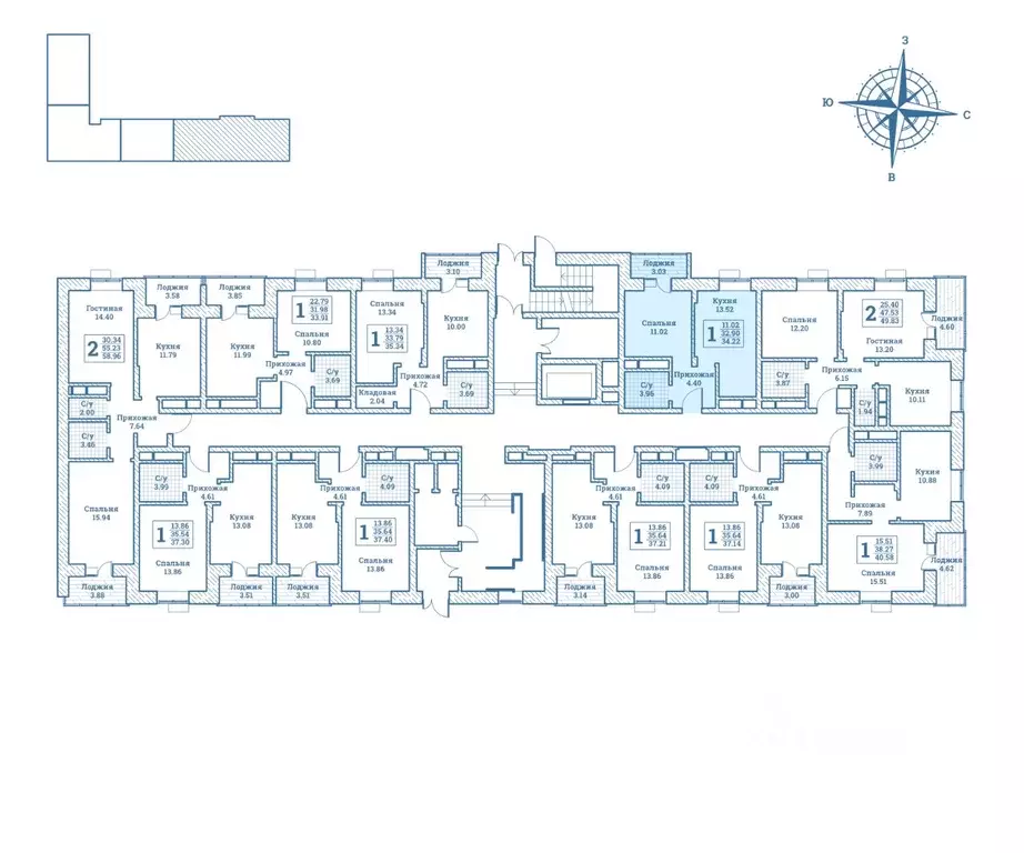 1-к кв. Московская область, Щелково городской округ, Монино пгт ... - Фото 2