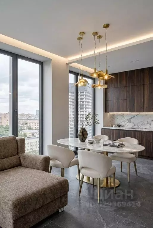 3-к кв. Москва ул. 1-я Ямского Поля, 1к1 (91.0 м) - Фото 1