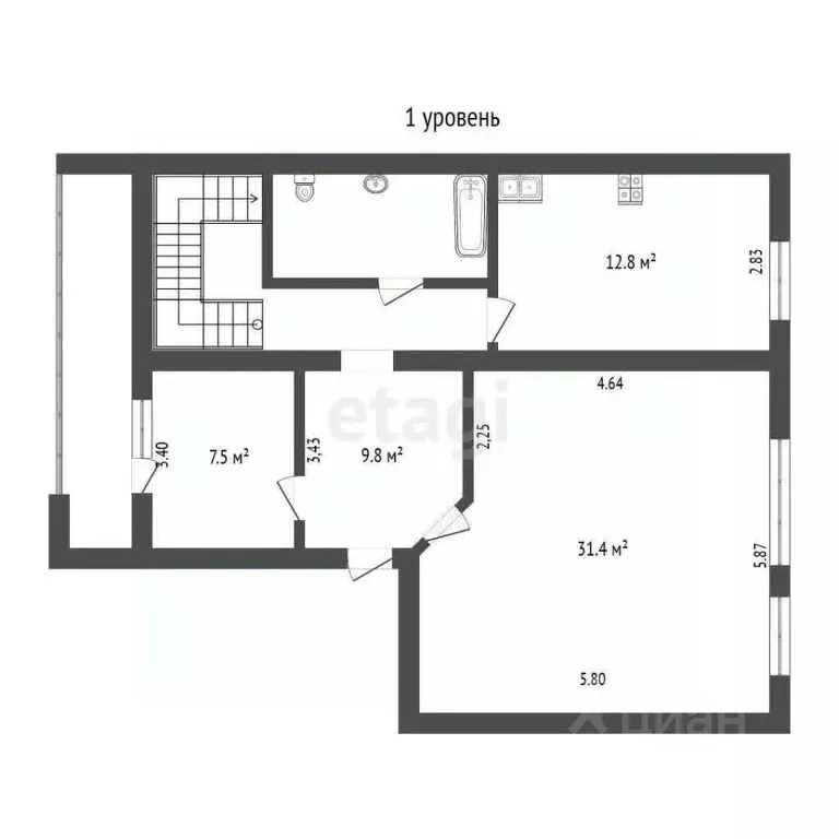 5-к кв. Вологодская область, Вологда Советский просп., 68 (145.3 м) - Фото 2