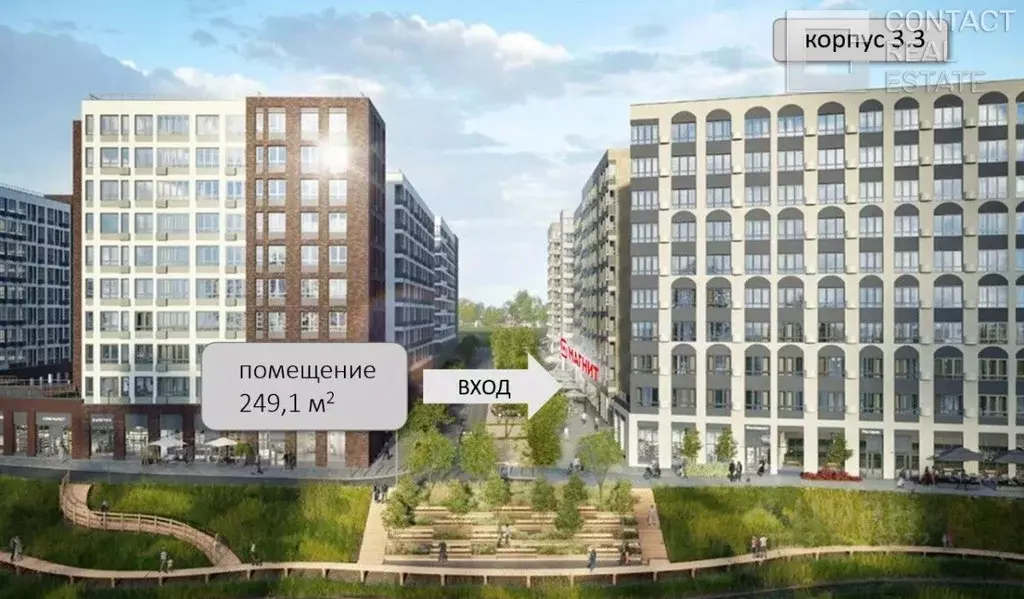 Торговая площадь в Московская область, Химки Сходня мкр, Горная ул., ... - Фото 1