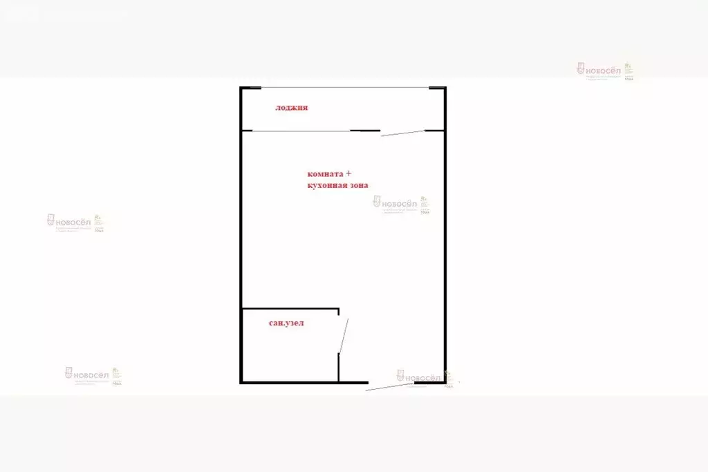 Квартира-студия: Екатеринбург, улица Академика Бардина, 4 (14 м) - Фото 1