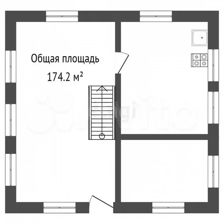 Дом 174,2 м на участке 15,5 сот. - Фото 0