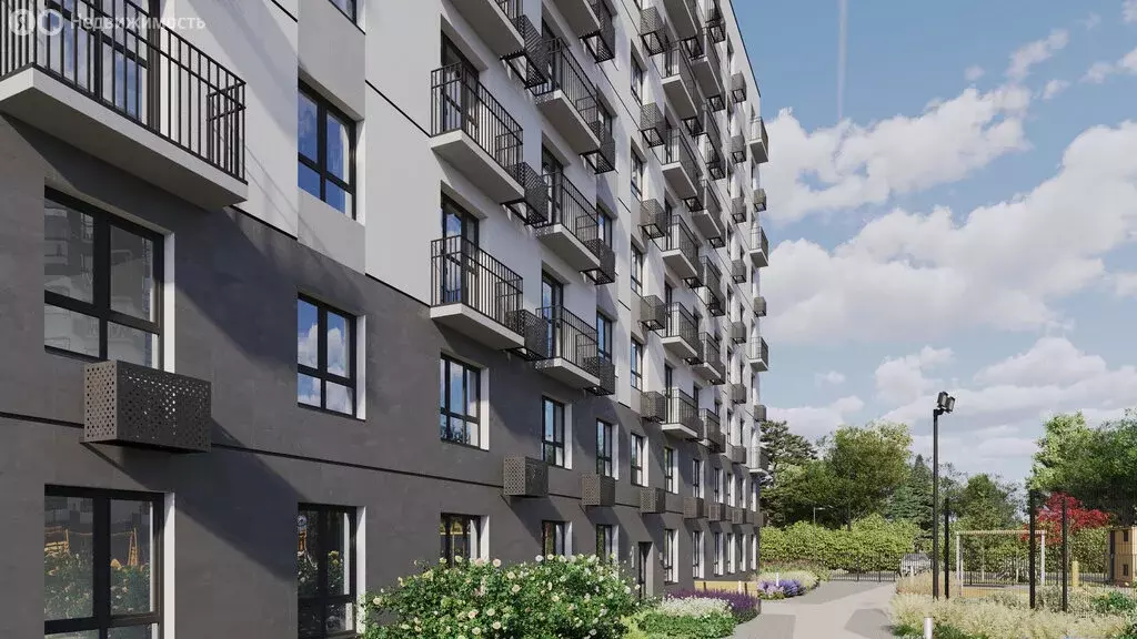 Квартира-студия: село Зубово, улица Бориса Перина, 2 (30.14 м) - Фото 1