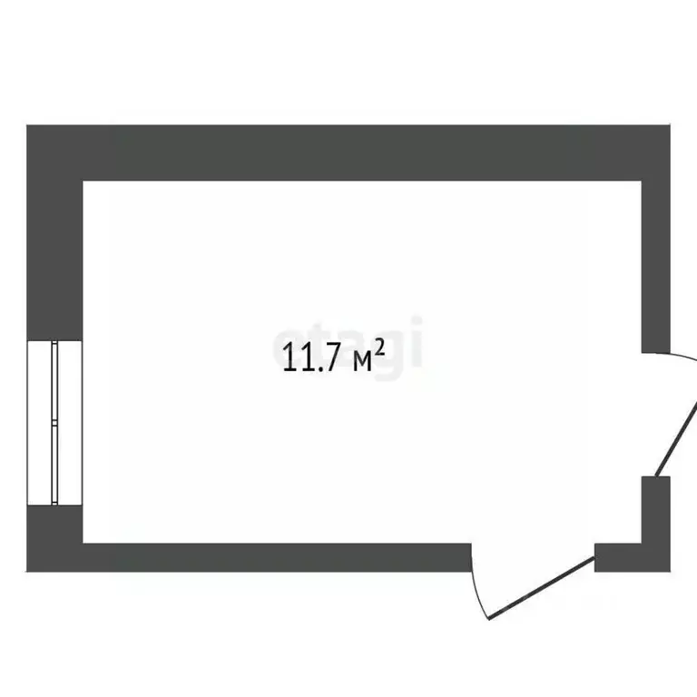 Комната Архангельская область, Новодвинск Двинская ул., 38к2 (11.7 м) - Фото 1