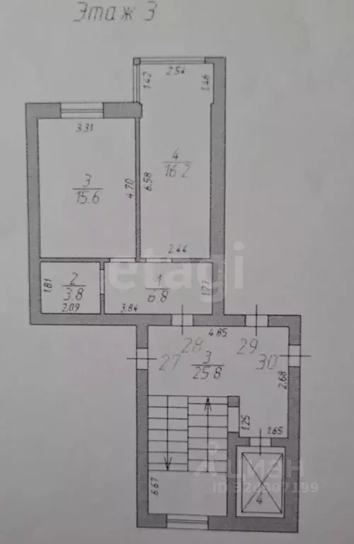 1-к кв. Северная Осетия, Владикавказ ул. Билара Кабалоева, 18 (43.0 м) - Фото 2