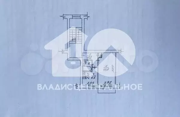 1-к. квартира, 30,6 м, 2/5 эт. - Фото 0