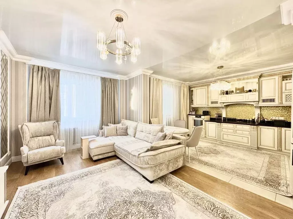 3-к кв. Татарстан, Казань ул. Адоратского, 1а (99.0 м) - Фото 2