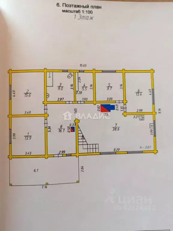 Дом в Карелия, Сортавальский муниципальный округ, пос. Вуорио 115 (190 ... - Фото 2