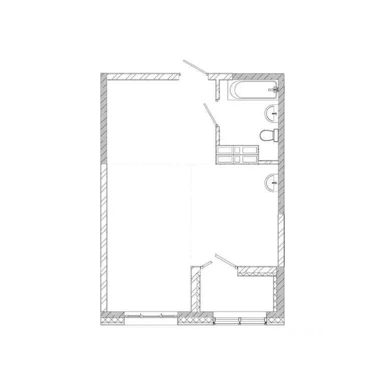 1-к кв. Приморский край, Владивосток Посейдония жилой комплекс (42.64 ... - Фото 1