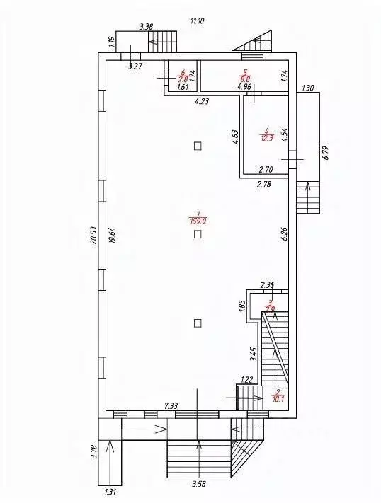 Помещение свободного назначения в Московская область, Домодедово ... - Фото 2