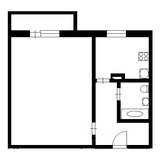 1-к кв. Московская область, Королев ул. Калининградская, 6 (37.7 м) - Фото 2