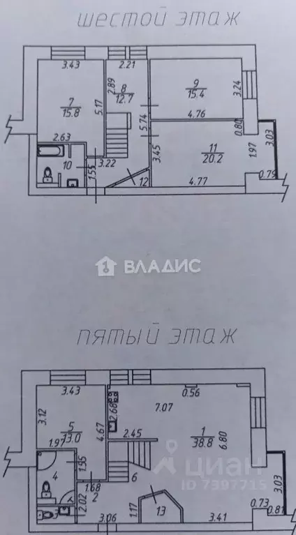 4-к кв. Вологодская область, Вологда Октябрьская ул., 64 (134.0 м) - Фото 1