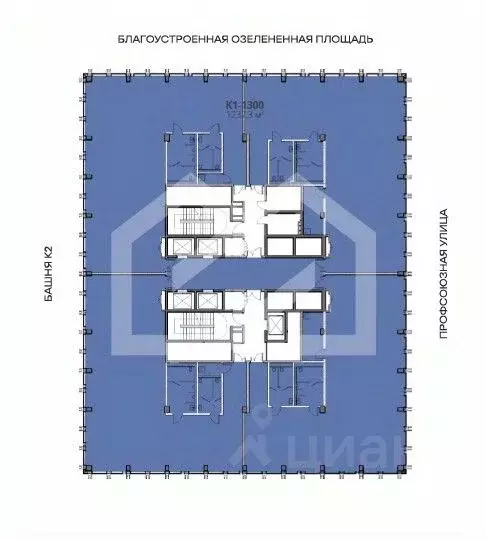 Помещение свободного назначения в Москва Старокалужское ш., 64С1 (1237 ... - Фото 2