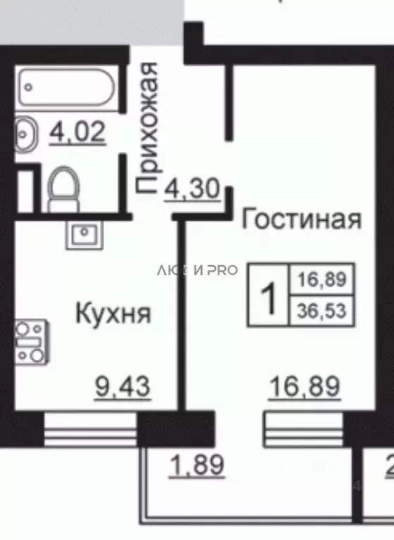 1-к кв. Ярославская область, Ярославль Новоселковская ул., 11 (35.3 м) - Фото 1