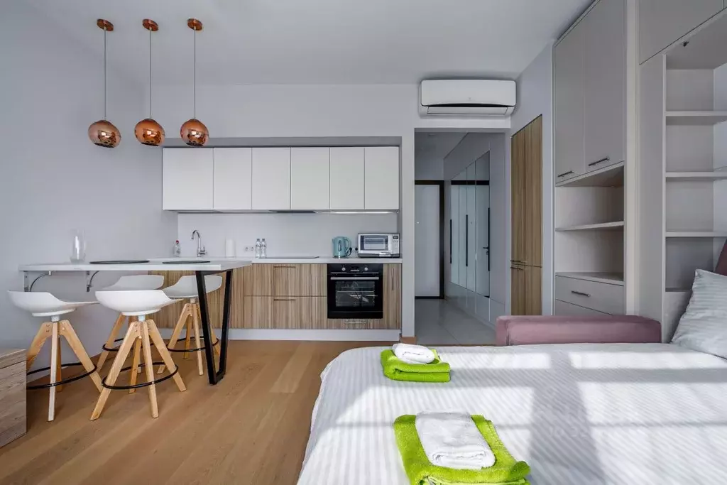 Студия Москва Большая Филевская ул., 4 (30.0 м) - Фото 1