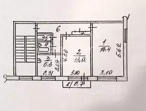 2-к кв. Новосибирская область, Искитимский район, пос. Чернореченский ... - Фото 2