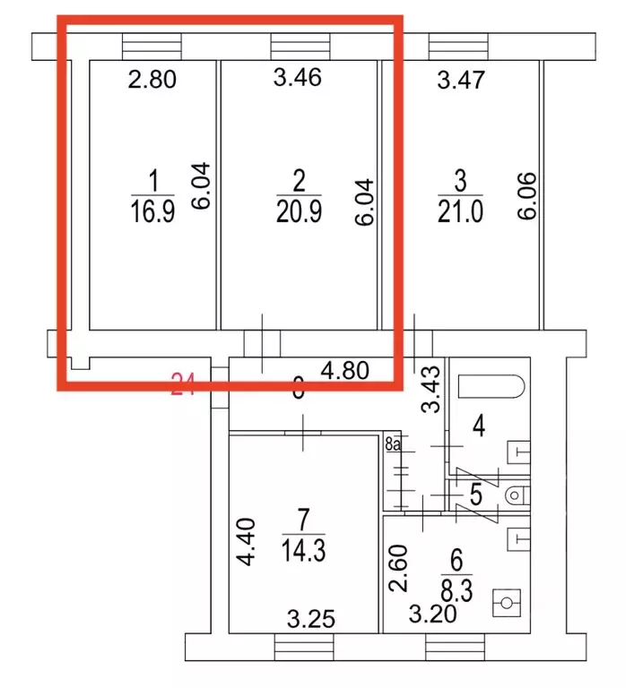 Комната Москва проезд 4-й Марьиной рощи, 3/5 (37.8 м) - Фото 2