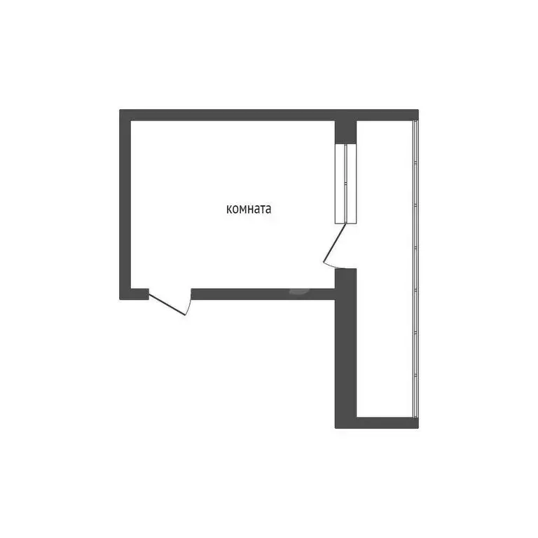 1к в 3-комнатной квартире (12.1 м) - Фото 0