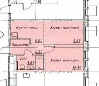 2-к кв. Московская область, Химки Клязьма-Старбеево мкр, Ивакино кв-л, ... - Фото 2