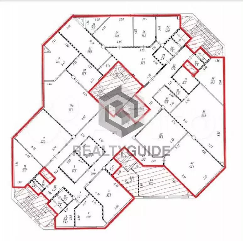 725 м2 Бизнес-центр  Летниковская, 5  B - Фото 0