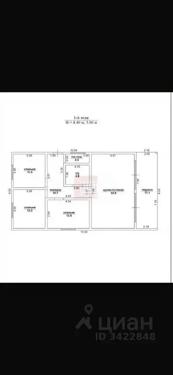 Дом в Калининградская область, Гурьевский муниципальный округ, пос. ... - Фото 2