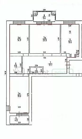 3-к кв. Калининградская область, Калининград ул. Льва Толстого, 16А ... - Фото 2