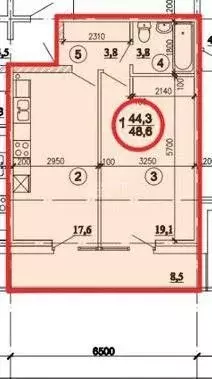 1-к кв. Иркутская область, Иркутск Байкальская ул., 236В/1 (48.6 м) - Фото 1