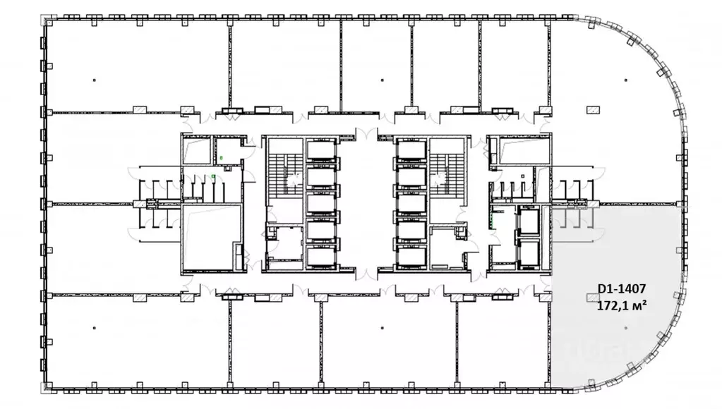 Офис в Москва Стоун Савеловская бк,  (172 м) - Фото 1