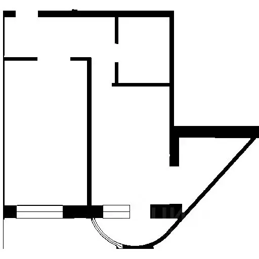 1-к кв. Нижегородская область, Нижний Новгород Казанское ш., 9 (48.3 ... - Фото 2