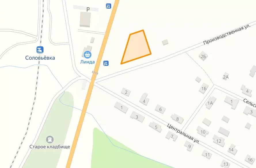 Участок в село Соловьёвка (20.21 м) - Фото 1
