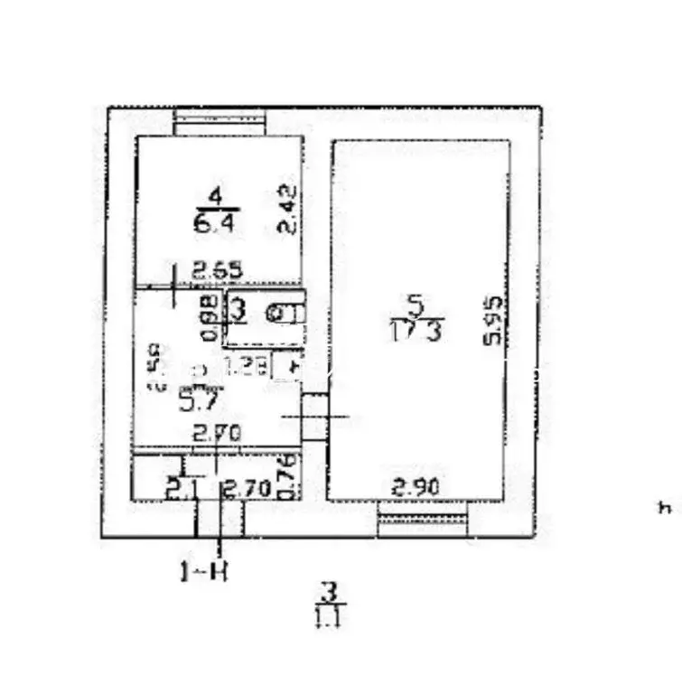Помещение свободного назначения (32.6 м) - Фото 2