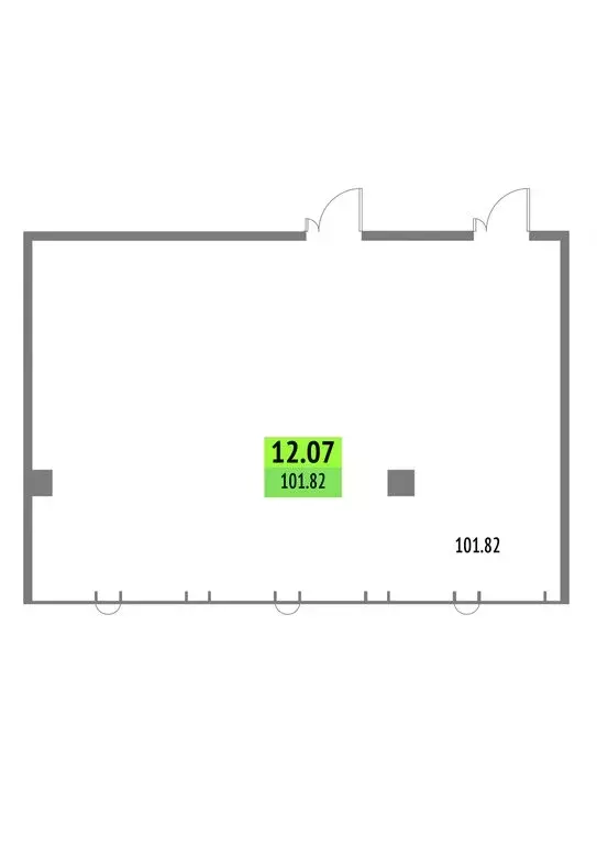Офис (101.82 м) - Фото 1