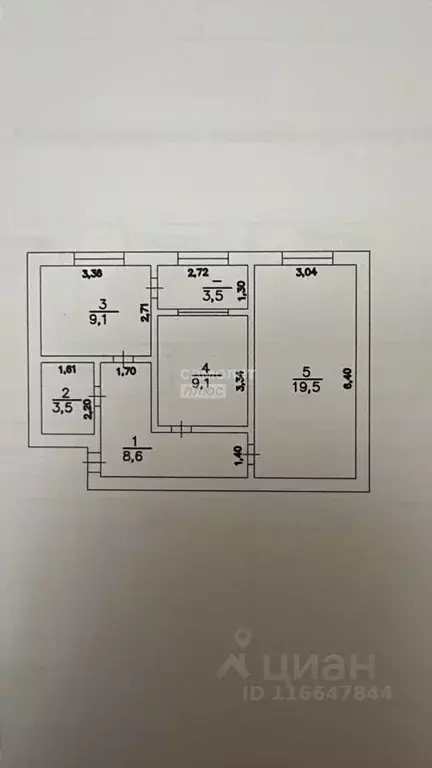 2-к кв. Дагестан, Дербент Приморская ул., 6 (56.0 м) - Фото 2