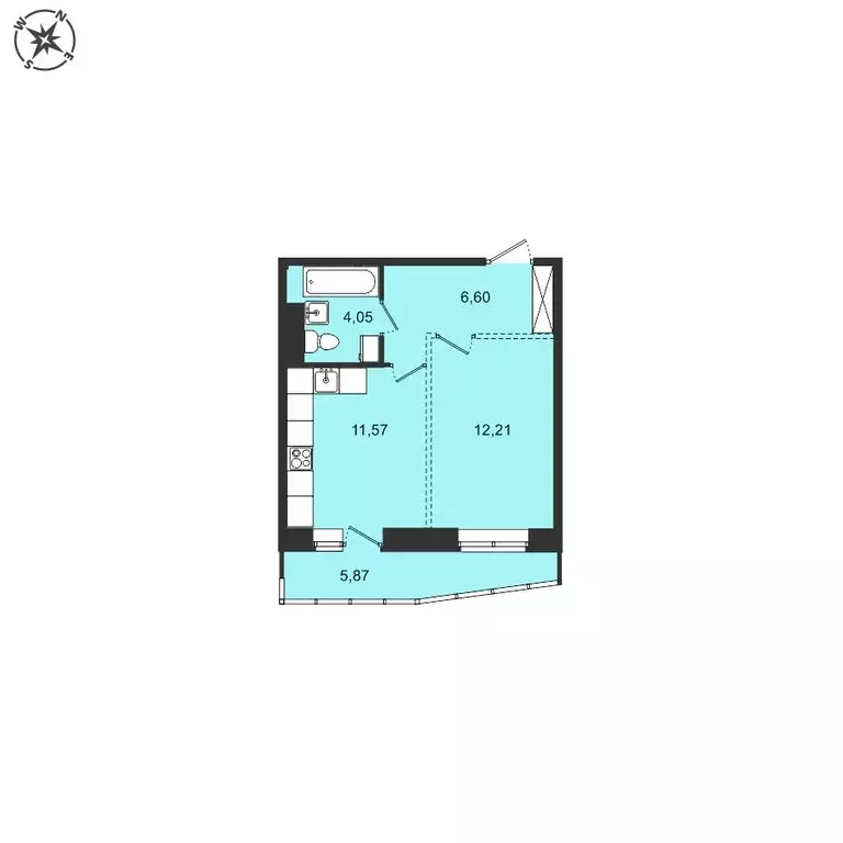 1-к кв. Иркутская область, Иркутский муниципальный округ, с. Мамоны ... - Фото 1