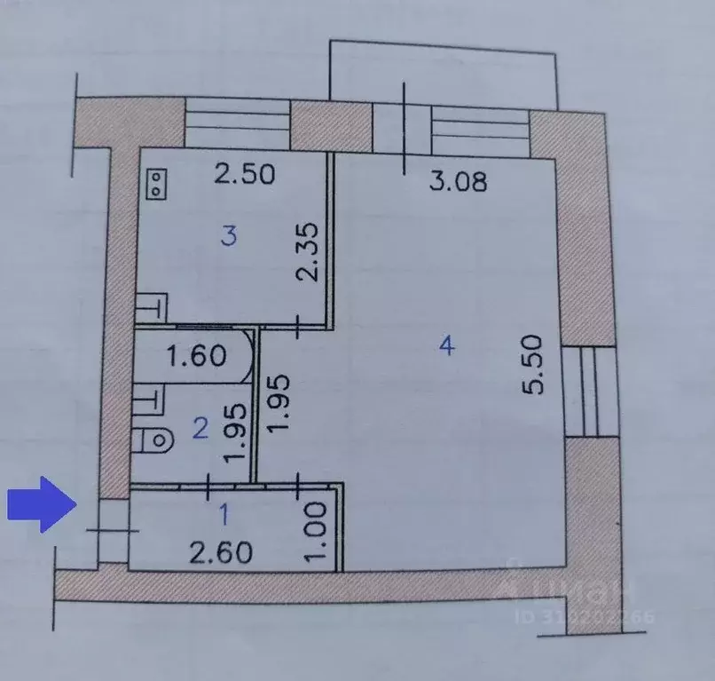 1-к кв. Чувашия, Новочебоксарск Молодежная ул., 10 (30.0 м) - Фото 0