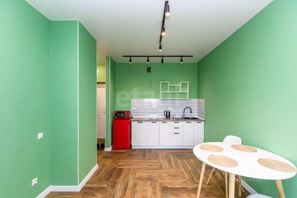 Студия Тюменская область, Тюмень ул. Фармана Салманова, 3 (29.0 м) - Фото 1