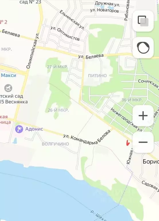 Участок в Вологодская область, Череповец ул. Командарма Белова, 100 ... - Фото 1