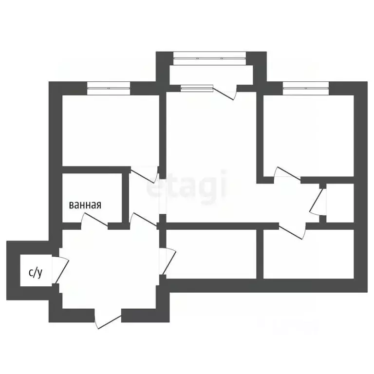 3-к кв. Воронежская область, Воронеж Никитинская ул., 21 (67.6 м) - Фото 2