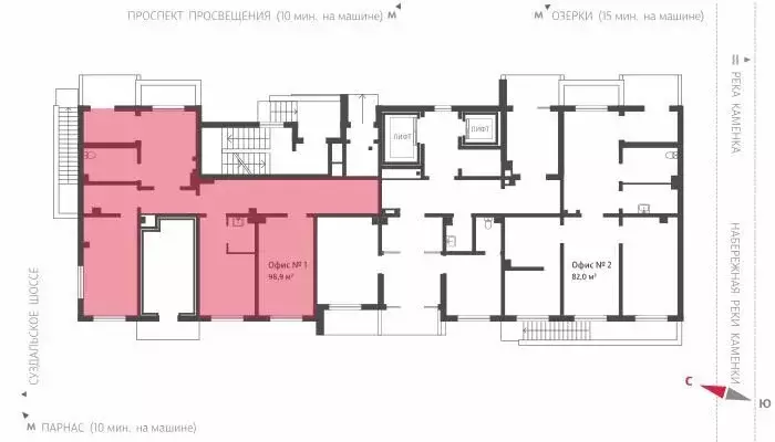 Офис (100.6 м) - Фото 2