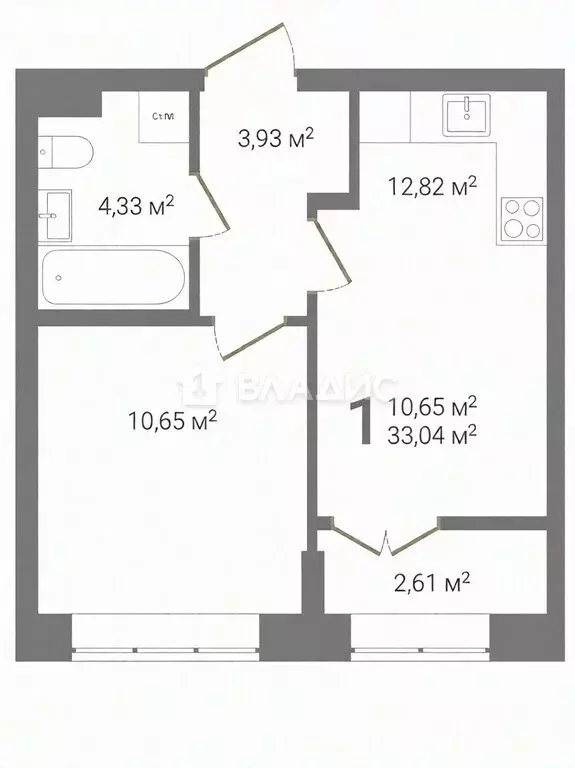 1-комнатная квартира: Нижний Новгород, затон имени 25 лет Октября, ЖК ... - Фото 1