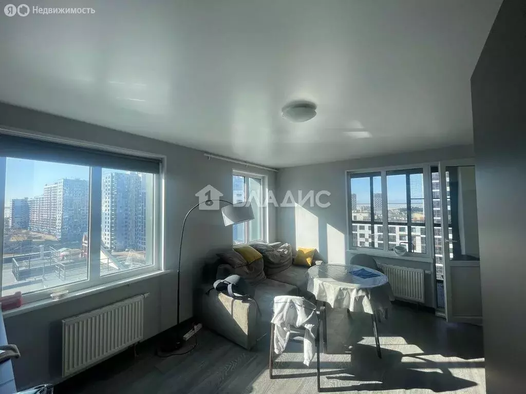 1-комнатная квартира: Санкт-Петербург, улица Вадима Шефнера, 12к1 ... - Фото 2