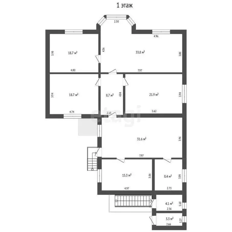 Дом в Майский, Молодёжная улица (408.6 м) - Фото 1