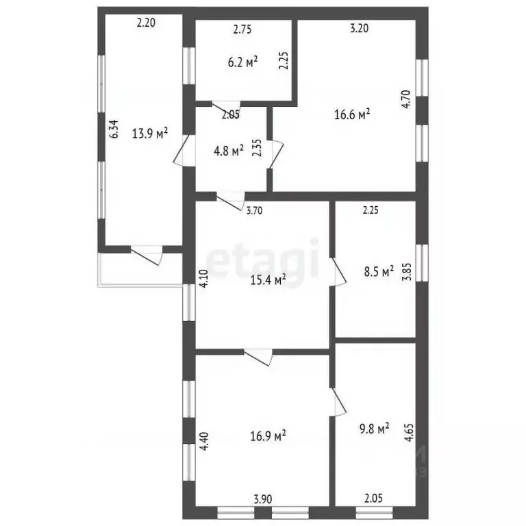 Дом в Омская область, Омск Ялтинская ул., 68А (93 м) - Фото 1