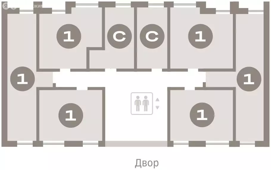 1-комнатная квартира: Новосибирск, улица Аэропорт, 88 (48.36 м) - Фото 1