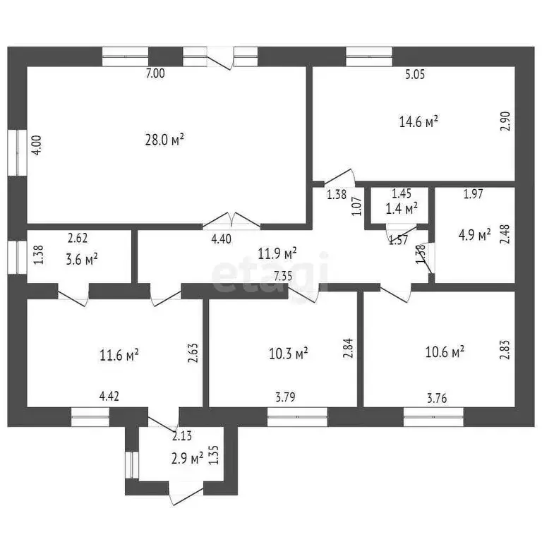 Дом в Тобольск, 18-й микрорайон (99.8 м) - Фото 2