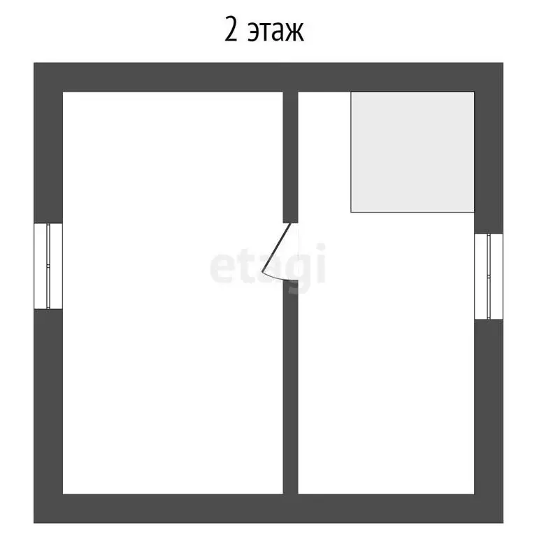 Дом в Омск, территория СОСН Сибирский Садовод-2, 9-я аллея (41.7 м) - Фото 2