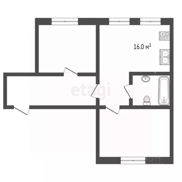 3-к кв. Саратовская область, Балашов Советская ул., 159 (86.6 м) - Фото 2