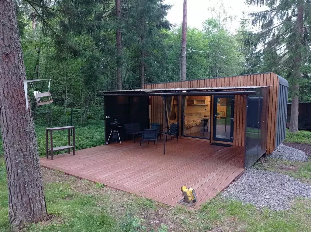 Дом в Ленинградская область, Приозерский район, Сосновское с/пос, д. ... - Фото 1